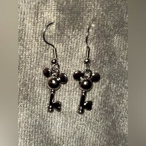 Mickey Key Novelty Earrings